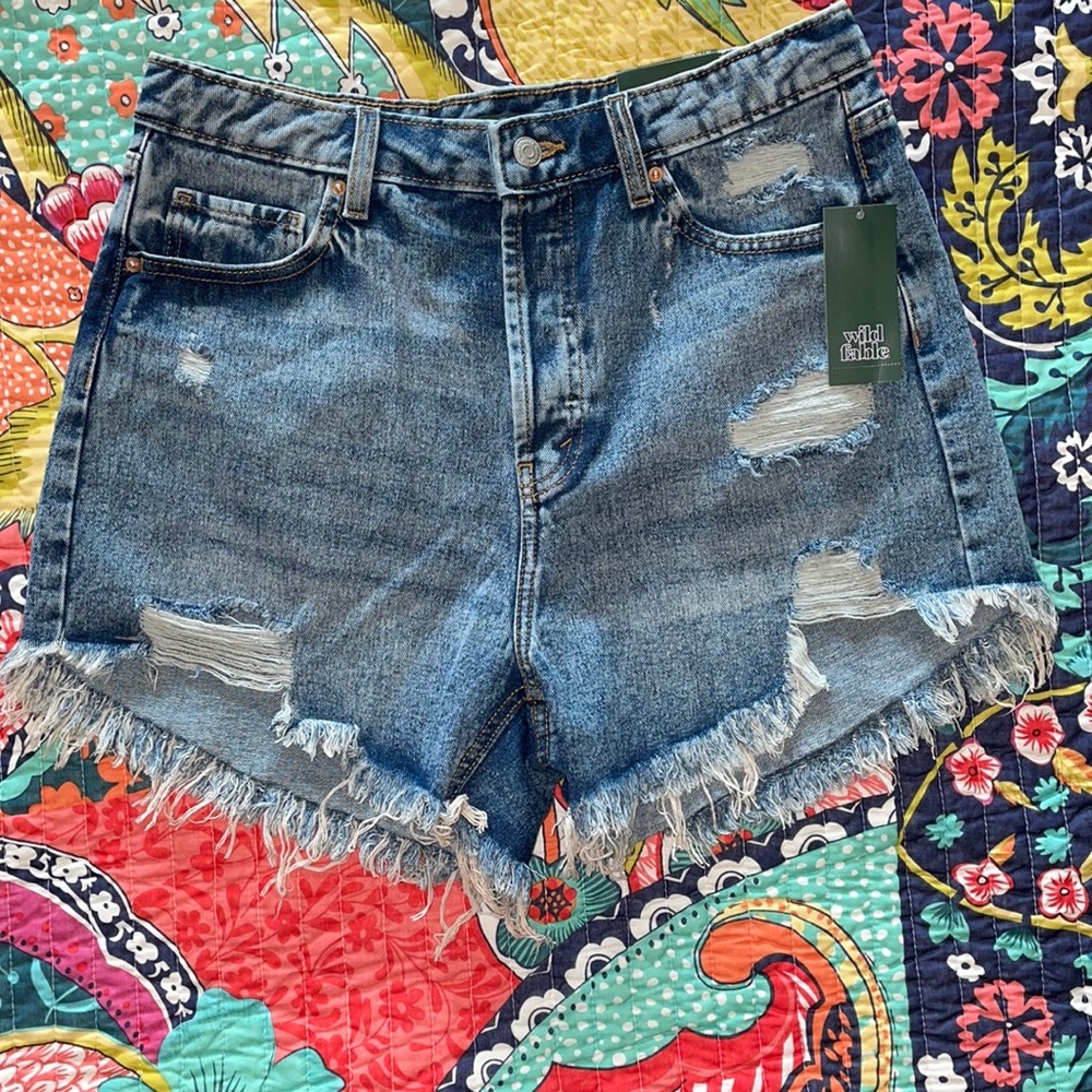 Size 12 NWT Wild Fable denim shorts.